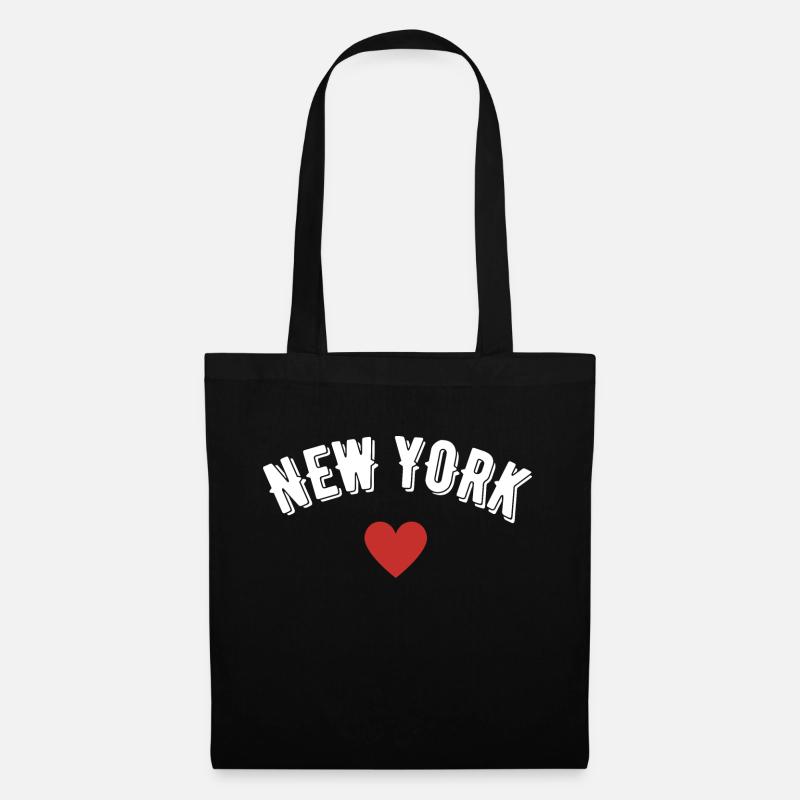 New York - Stoffbeutel - Schwarz
