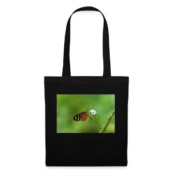 papillon - Sac en tissu - noir - Devant