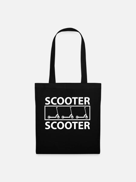 E-Scooter E-Roller Scooter - Stoffbeutel - Schwarz