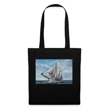Ocean View: The Beauty of the Sea and Boats - Tote Bag - black - Front