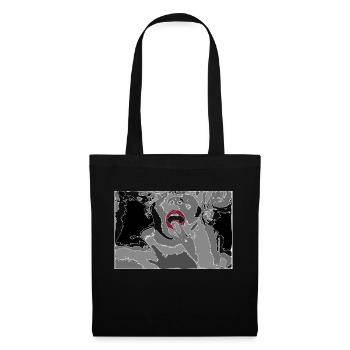 NAGER - Sac en tissu - noir - Devant
