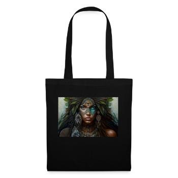 Cadeau vaudou néo-indien - Sac en tissu - noir - Devant