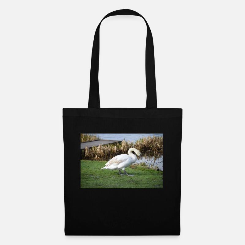 swan - Tote Bag - black