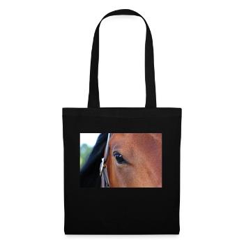 Oeil de cheval - Sac en tissu - noir - Devant