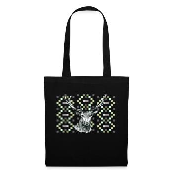 Deer - Tote Bag - black - Front