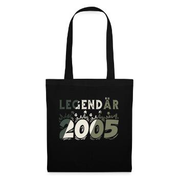 Legendär 2005 - Stoffbeutel - Schwarz - Vorne