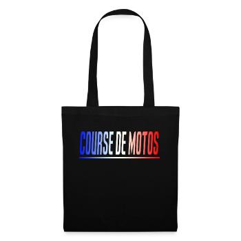 COURSE DE MOTO MATARD CADEAU SPORT FRANCE - Sac en tissu - noir - Devant
