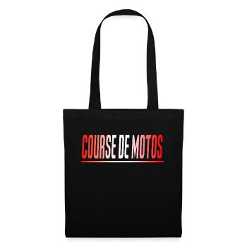 COURSE DE MOTO MATARD CADEAU SPORT SUISSE - Sac en tissu - noir - Devant