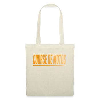 COURSE DE MOTO MATARD CADEAU SPORT - Sac en tissu - nature - Devant