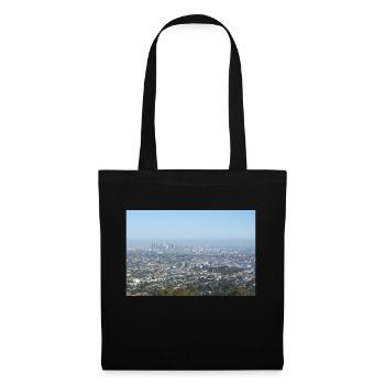 Downtown Los Angeles, seen from the Griffith Obser - Tote Bag - black - Front