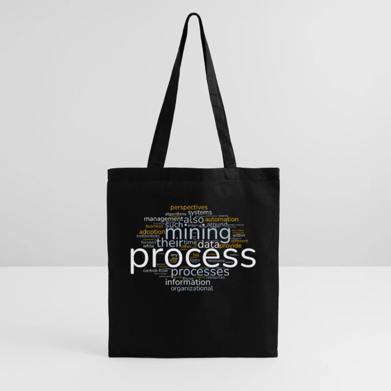 Word Cloud Process Mining light Tote Bag