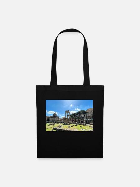 The Roman Forum, in Rome - Tote Bag - black
