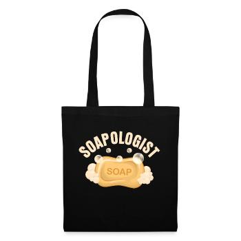 Savonnologue Savonnier Savonnier - Sac en tissu - noir - Devant