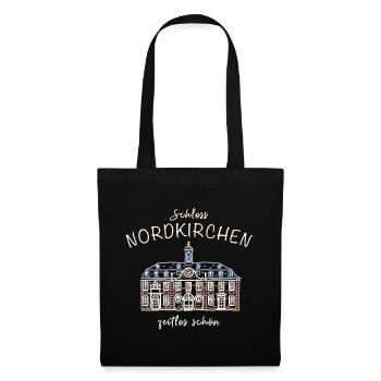 Schloss Nordkirchen, Kapelle, zeitlos schön - Stoffbeutel - Schwarz - Vorne