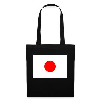 Japan rising sun og - Stoffbeutel - Schwarz - Vorne