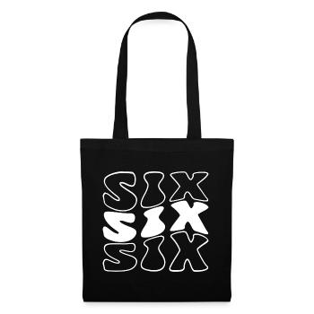 Six 6th Birthday Kids Boys Girls 6 Years Old - Tote Bag - black - Front