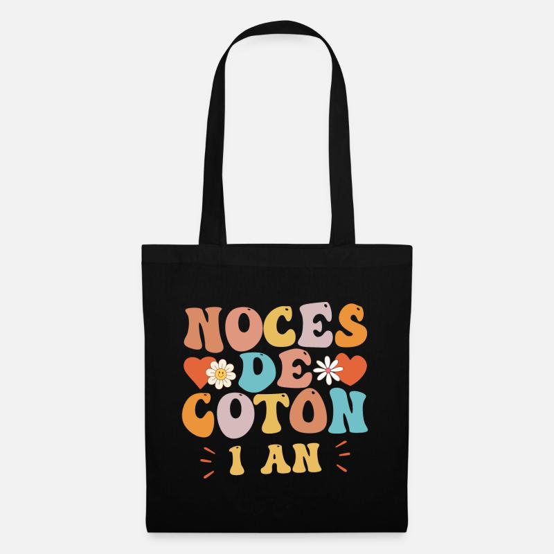 Noces de Coton - Sac en tissu - noir