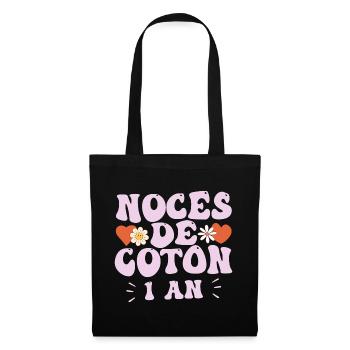 Noces de Coton - Sac en tissu - noir - Devant
