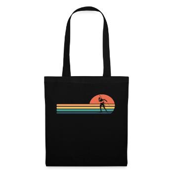 Biathlon Retro Winter Sports - Tote Bag - black - Front
