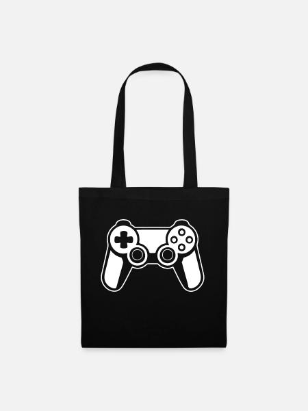 Controller Gaming Videospiele Gamepad - Stoffbeutel - Schwarz