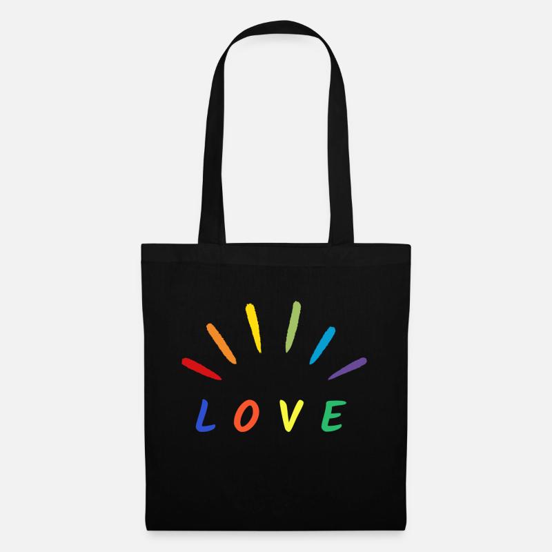 Pride Theme 2# - Stoffbeutel - Schwarz