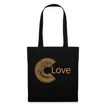 Für Love - Stoffbeutel - Schwarz - Vorne