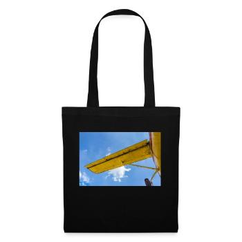 Wing of airplane - Tote Bag - black - Front