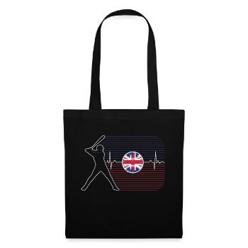 british baseball - Tote Bag - black - Front