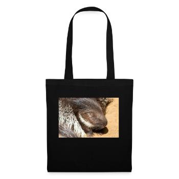 Porcupine als Porky Stachelschwein Hystricidae - Tote Bag - black - Front
