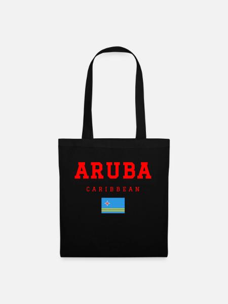 Aruba - Stoffbeutel - Schwarz