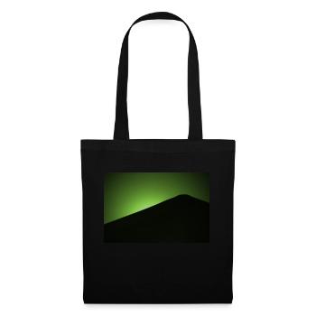 Vert clair de lune - Sac en tissu - noir - Devant