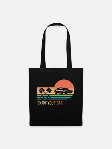 Enjoy your Car - Stoffbeutel - Schwarz