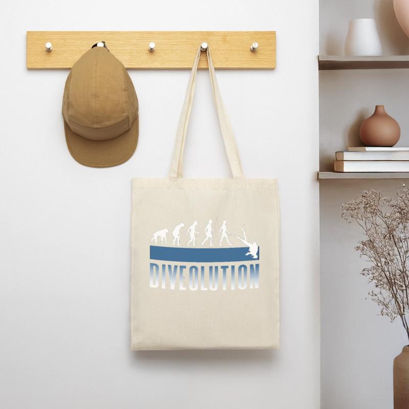 Diver Evolution Divolution Tote Bag