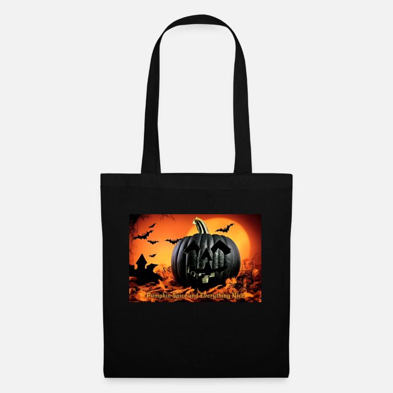 Halloween pumpkin - Tote Bag - black