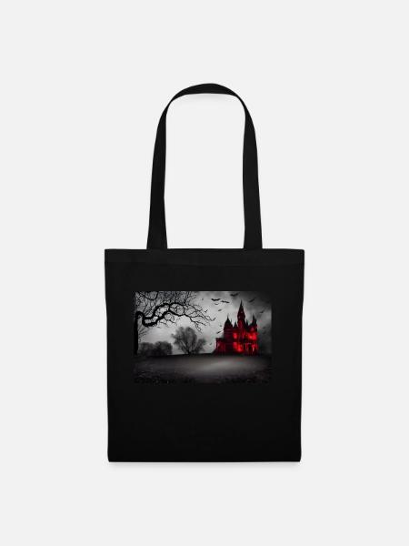 Halloween house - Tote Bag - black