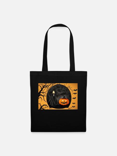 Halloween pumpkin - Tote Bag - black