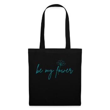 SOIS MA FLEUR - Sac en tissu - noir - Devant