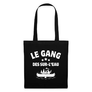 kayak, canoë-kayak, kayakiste - Sac en tissu - noir - Devant