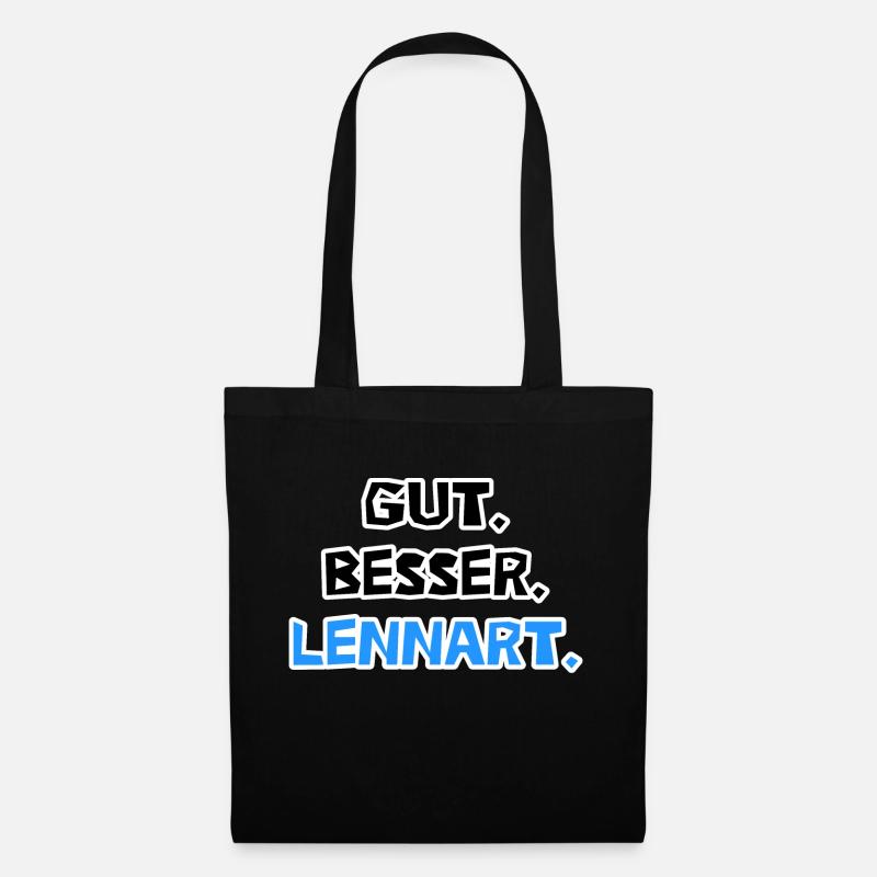Gut. Besser. Lennart. - Stoffbeutel - Schwarz