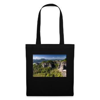 Bastei en Suisse saxonne - Sac en tissu - noir - Devant