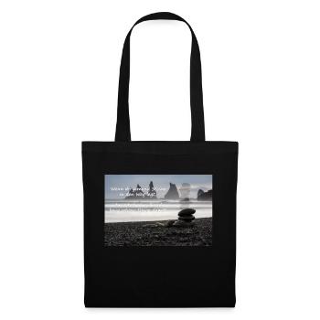 Obstacles in the way - Tote Bag - black - Front