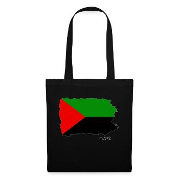 MARTINIQUE TORN FLAGM.972 (White) - Sac en tissu - noir - Devant