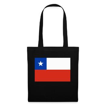Chili flag / Drapeau Chili - Tote Bag - black - Front
