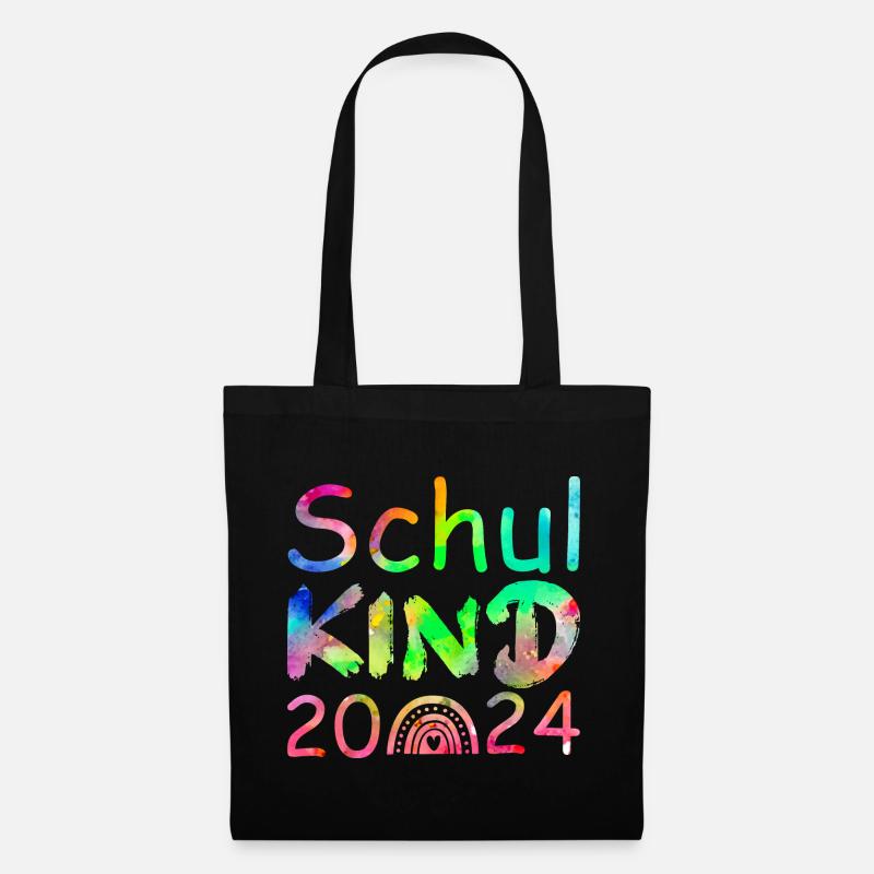 Schulkind 2024 - Stoffbeutel - Schwarz