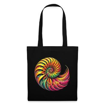 Coquille de Nautilus - Sac en tissu - noir - Devant