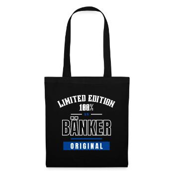 Limited Edition 100% - Banker - Original - Tote Bag - black - Front