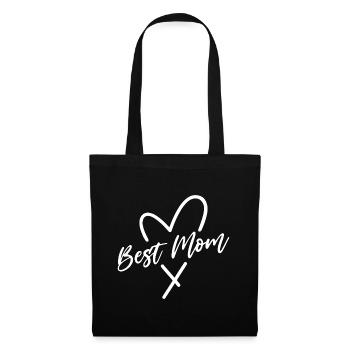 Best Mom Heart - Tote Bag - black - Front