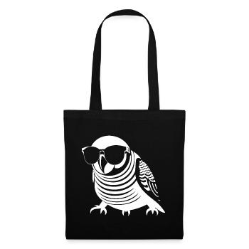 Funny Bird Wearing Sunglasses Cool Bourke's Parak - Tote Bag - black - Front