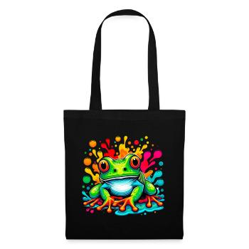 Frog - Tote Bag - black - Front