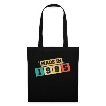 1995 Birthday 1995 Born in 1995 Anniversary - Tote Bag - black - Front